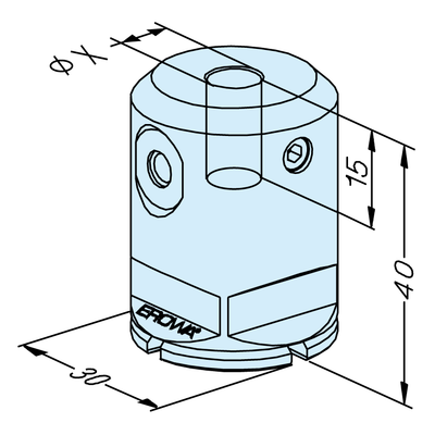 Compact Elektrodenhalter 10mm