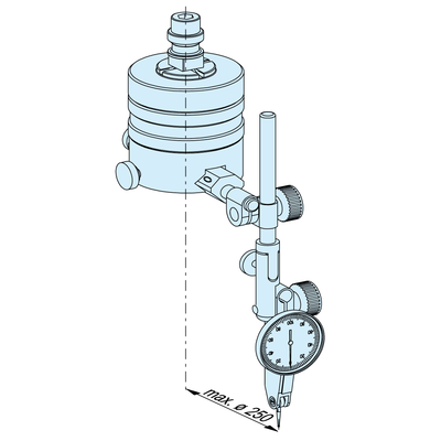 Compact Zentriervorrichtung drehbar