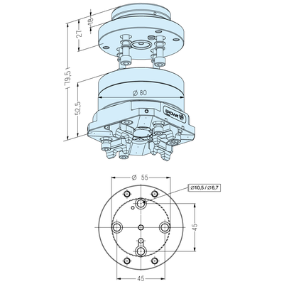 ITS Compact CombiChuck mit Bund