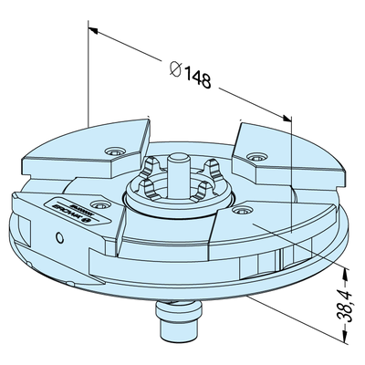 Adapterpalette ITS 50 / ø 148