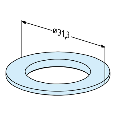 Combidichtring / ITS Spannzapfen