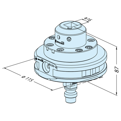 Vierkant 15 Halter EWIS