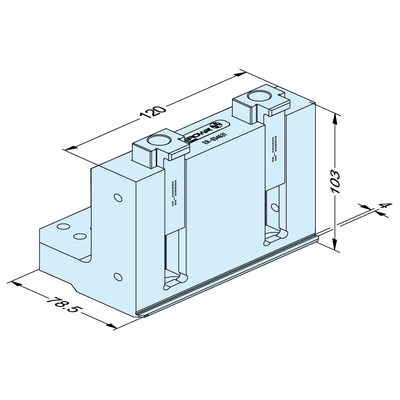 Schraubstock PalletSet W 140mm