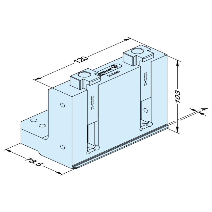 Schraubstock PalletSet W 140mm