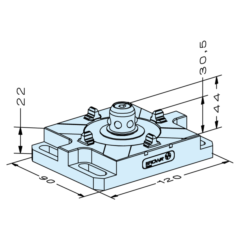 Flachspannfutter FSF manuell