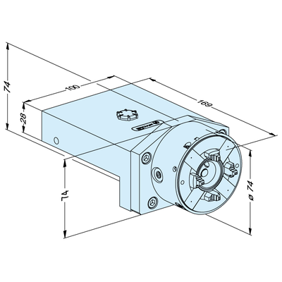 UnoSet Adapter ITS 50 - Halter ø 72