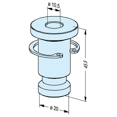 Spannzapfen PM56 / PM60 manuell