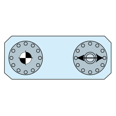 MTS Spannzapfen-Set 2