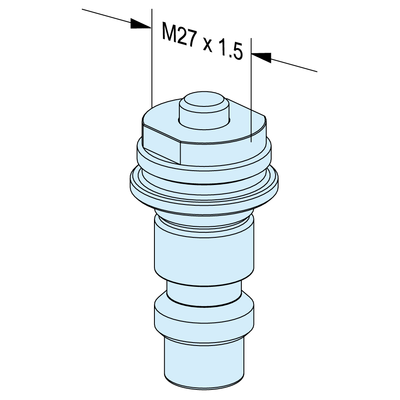 Spannzapfen PM56 M27 x 1.5 Multi