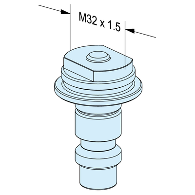 Spannzapfen PM85 M32 x 1.5 Multi