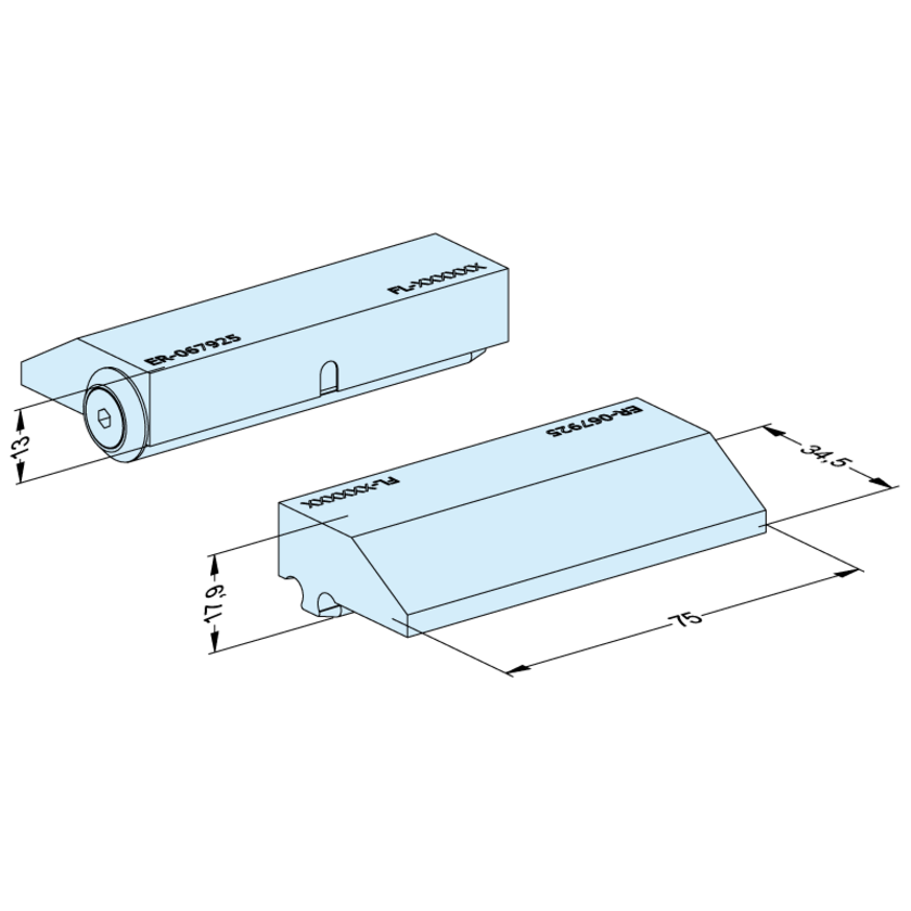 Spannbacken 13 mm