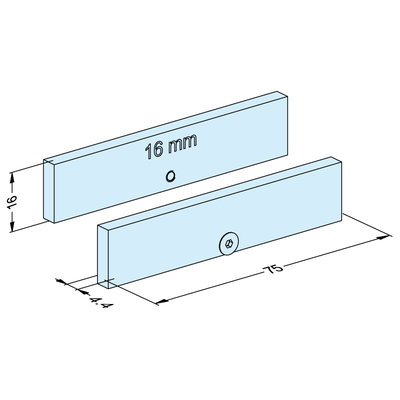 Unterlagen 16 mm (1 Paar)