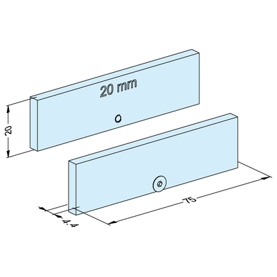 Unterlagen 20 mm (1 Paar)