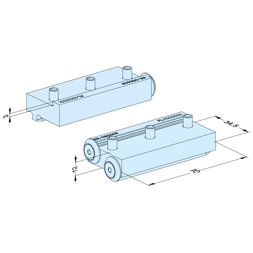 Adapterbacke 12 mm