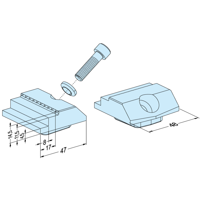 Linearbacke Stamp