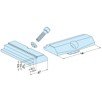 Linearbacke Stamp breit