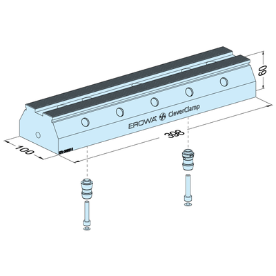 Schiene 398 H60 manuell