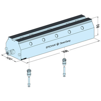 Schiene 398 H80 automatisch