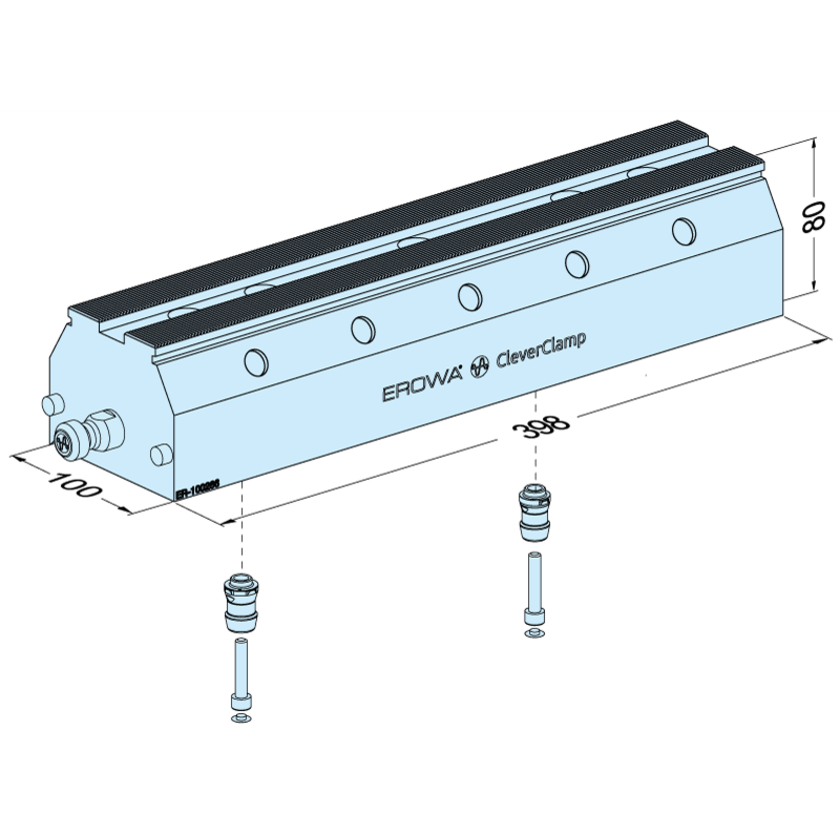 Schiene 398 H80 automatisch