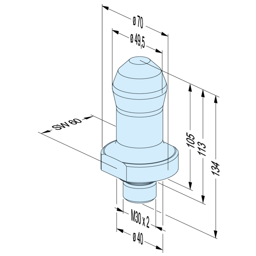 HPC Pre-centering pin
