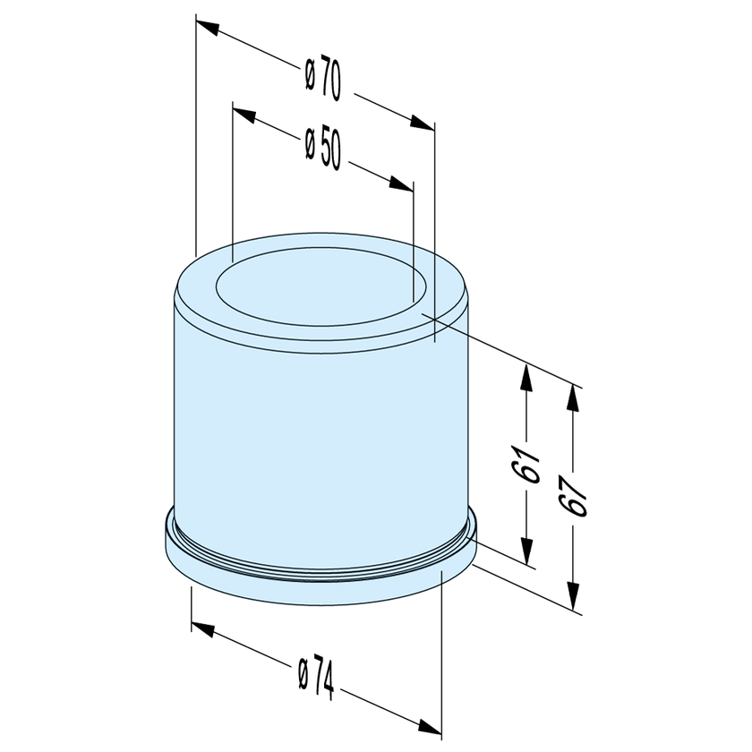 HPC Pre-centering ring
