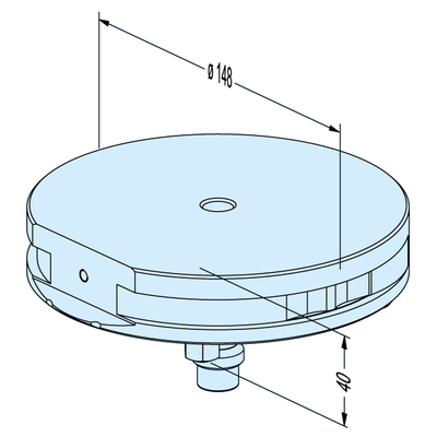 Palette ø 148 G Blank