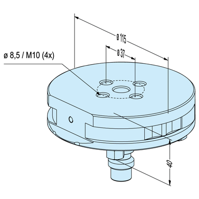 Palette ø 115 MS