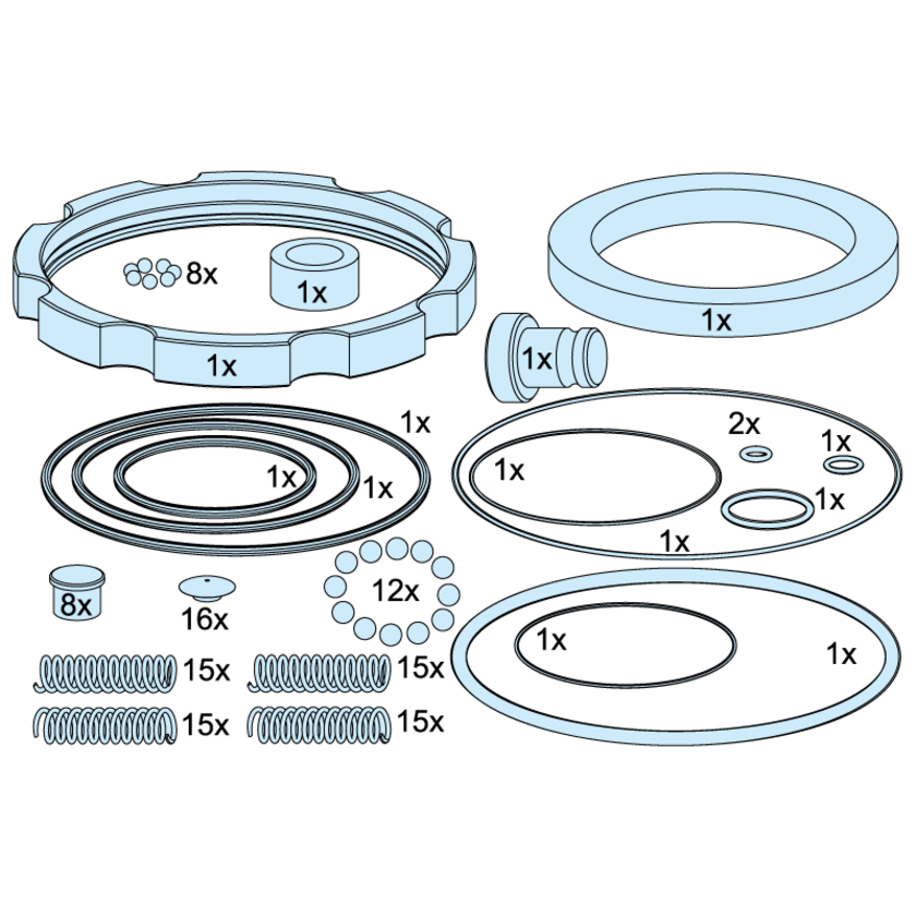 Repair kit ProductionChuck 210 Combi