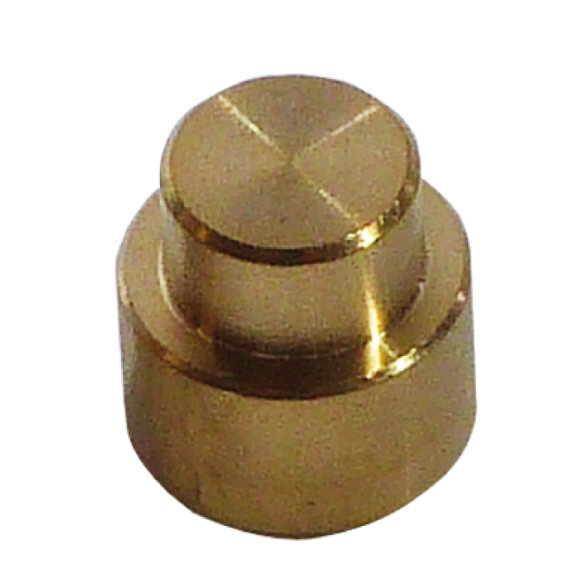 Druckstück Messing ø 9.5 x 10 mm